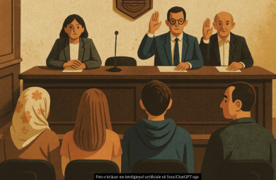 Foto e krijuar me inteligjencë artificiale në Sora/ChatGPT nga Portalb.mk