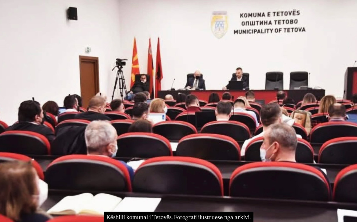 Këshilli komunal i Tetovës. Fotografi ilustruese nga arkivi.