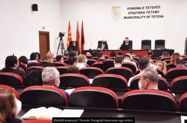 Këshilli komunal i Tetovës. Fotografi ilustruese nga arkivi.